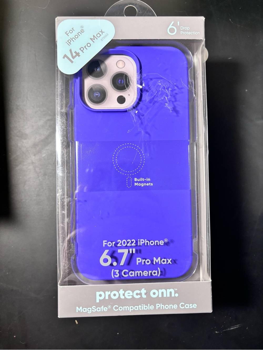 MagSafe Compatible Purple Case for 2022 iPhone 14 Pro Max (6.7")